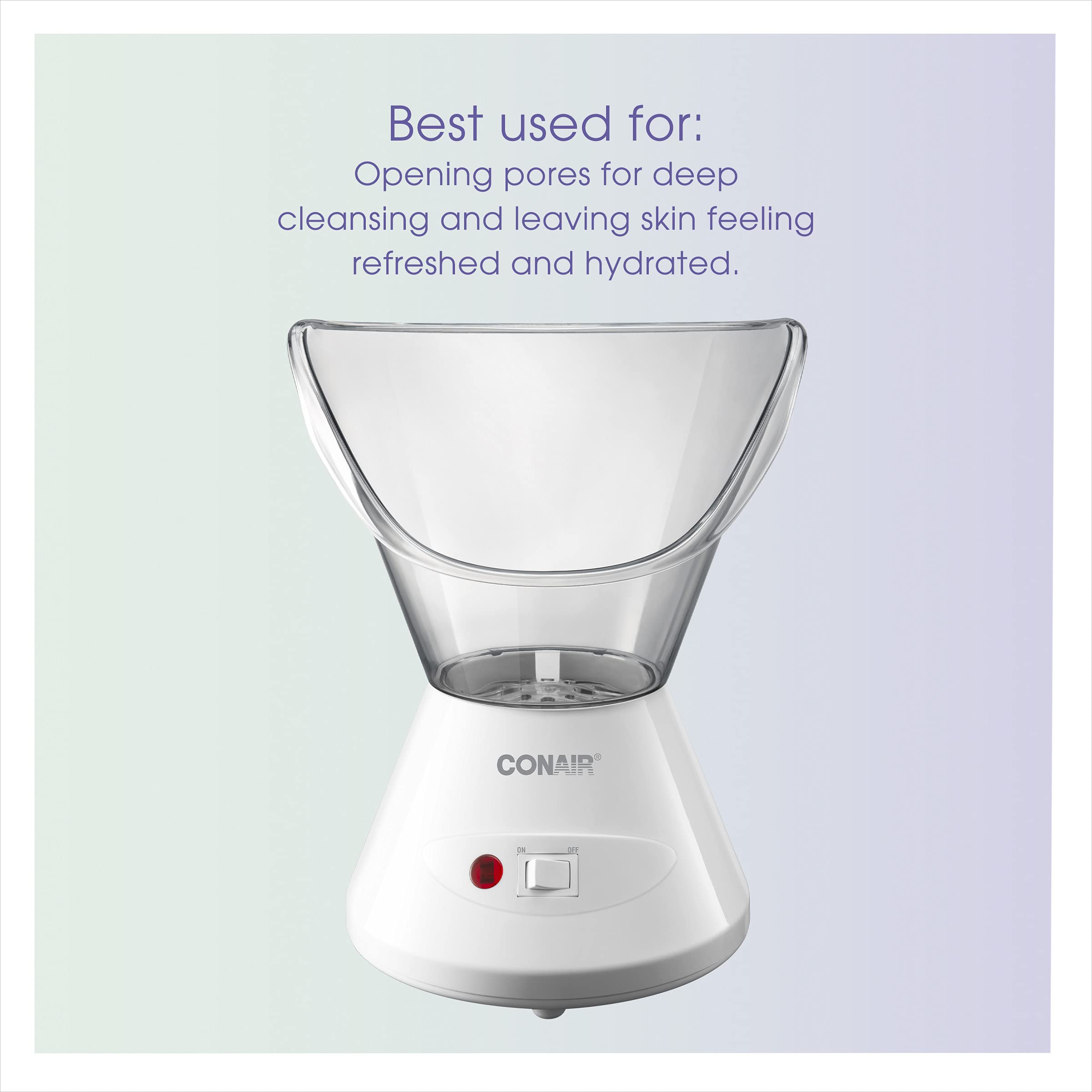 True Glow by Conair Warm Steam Moisturizing Mist Facial Sauna System